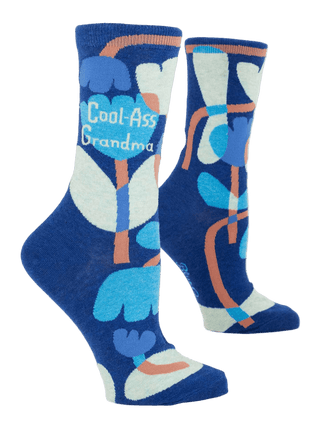 Blue Q Women's Crew Sock - Cool - Ass Grandma Socks - Picayune Cellars & Mercantile