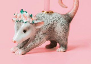 Hand - Painted Porcelain Critter Cake Toppers Kid's Stuff - Picayune Cellars & Mercantile