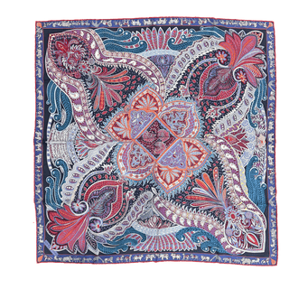 Hermes Annie Faivre Jardin de la Maharani Silk Scarf 90cm Scarves - Picayune Cellars & Mercantile