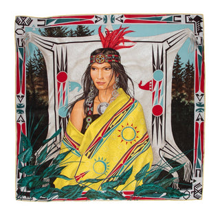 Hermes Antoine Tzapoff Wa'Ko - Ni Princess Silk Scarf 90cm Scarves - Picayune Cellars & Mercantile