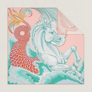 Hermès Scarf "Cheval Sirene" Double Face 90 Scarves - Picayune Cellars & Mercantile
