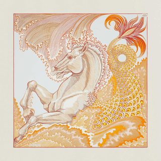 Hermès Scarf "Cheval Sirene" Double Face 90 Scarves - Picayune Cellars & Mercantile