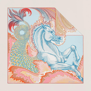 Hermès Scarf "Cheval Sirene" Double Face 90 Scarves - Picayune Cellars & Mercantile