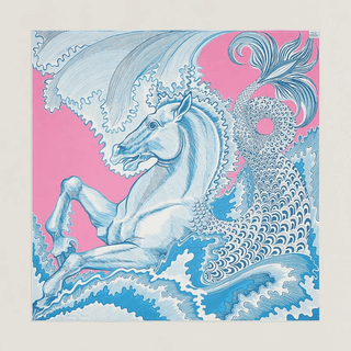 Hermès Scarf "Cheval Sirene" Double Face 90 Scarves - Picayune Cellars & Mercantile