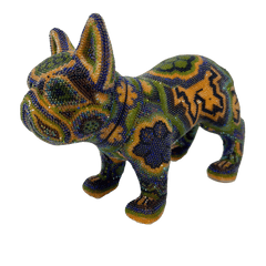 Huichol Beaded French Bulldog