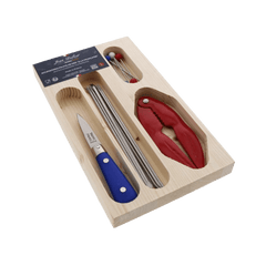 Jean Dubost 4 piece Seafood Set in Paris Colors