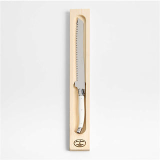 Jean Dubost Bread Knife in Wood Box - Ivory Knives - Picayune Cellars & Mercantile