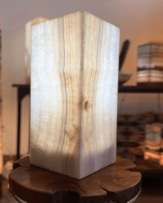 Natural Stone Onyx Lamp Crystals - Picayune Cellars & Mercantile