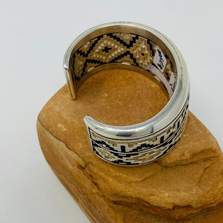 Navajo Rug Pattern Cuff Bracelets - Picayune Cellars & Mercantile