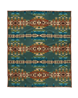 Pendleton Jacquard Napped Blanket Highland Peak Balsam Blankets - Picayune Cellars & Mercantile