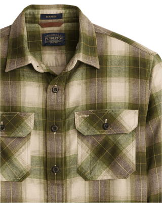Pendleton Men's Burnside Plaid Flannel Shirt Men's Apparel - Picayune Cellars & Mercantile