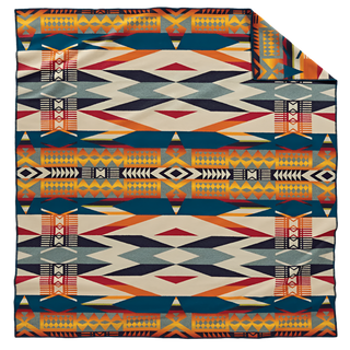 Pendleton Unnapped Blanket "Fire Legend" Sunset Blankets - Picayune Cellars & Mercantile