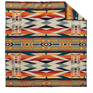 Pendleton Unnapped Blanket "Fire Legend" Sunset Blankets - Picayune Cellars & Mercantile