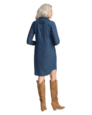Pendleton Women's Chambray Gambler Shirt Dress Women's Apparel - Picayune Cellars & Mercantile