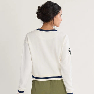 Pendleton Women's Graphic French Terry Pullover - Antique White Women's Apparel - Picayune Cellars & Mercantile