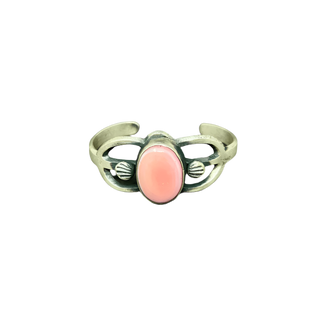 Pink Conch Bracelet With Single Stone Bracelets - Picayune Cellars & Mercantile