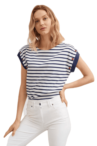 Saint James Perigny Shirt Women's Apparel - Picayune Cellars & Mercantile