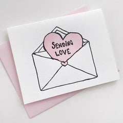 Sending Love Envelope Card