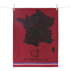 Tissage Moutet My Terroir is Rich Kitchen Towel