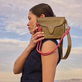 West Structured Purse with Contrast Shoulder Strap Purses - Picayune Cellars & Mercantile