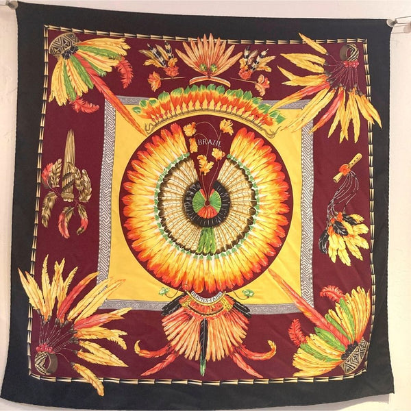 Hermes Scarf Danse Pacifique Twill Carre 90 – Picayune Cellars &  Mercantile