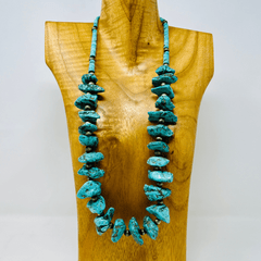 1940's Turquoise Nugget Necklace