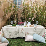 Garnier Thiebaut Tablecloth "Ombres Des Cerisiers" Natural
