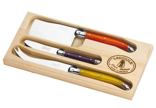 3 Pc Cheese Set - Cleaver / Knife / Spreader