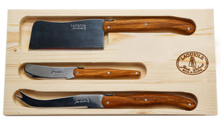 3 Pc Cheese Set - Cleaver / Knife / Spreader