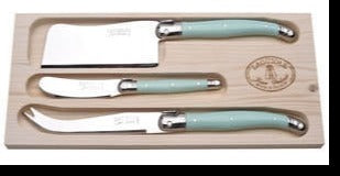 3 Pc Cheese Set - Cleaver / Knife / Spreader