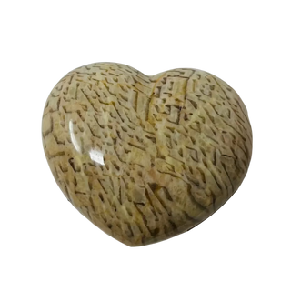 Gemstone Carved Heart