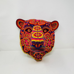 Huichol Beaded Bear Head