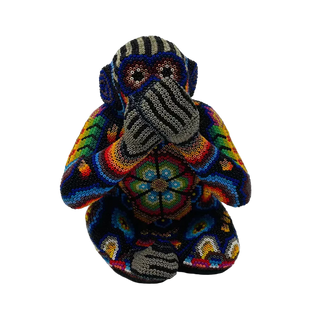 Huichol Beaded Monkeys