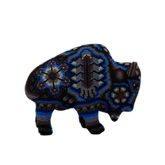 Huichol Beaded Bison, Medium