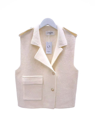 Sleeveless Knit Sweater Vest