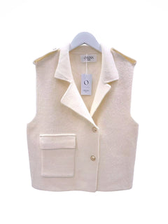 Sleeveless Knit Sweater Vest