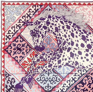 Hermès Scarf Appaloosa des Steppes 90