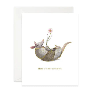 Armadillo Daydreamer Card