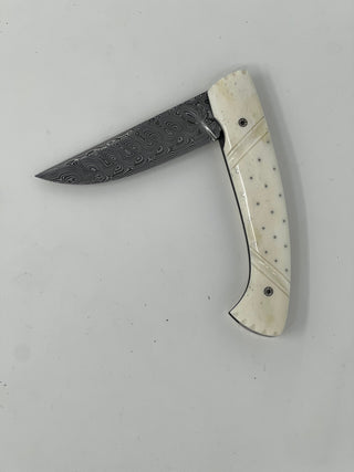 Atelier 1515 INUIT Reindeer Bone Pocket Knife-Atelier 1515-Picayune Cellars & Mercantile