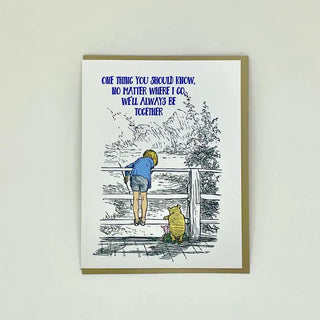 We'll Always Be Together - Pooh Card