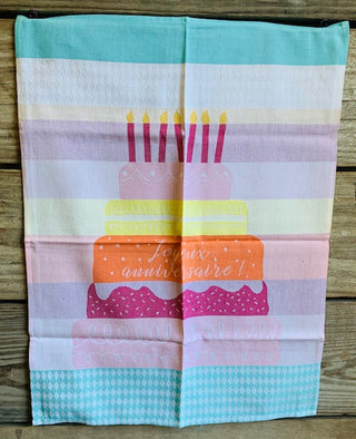 "Birthday Cake" Kitchen Towel