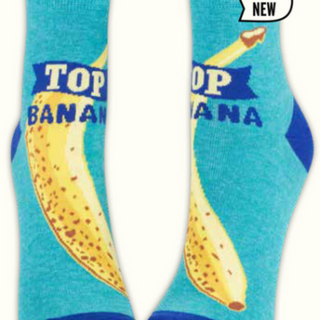 Blue Q Ankle Socks "Top Banana"