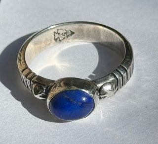 Bryan Joe Sterling Silver Ring with Stone-Bryan Joe-Picayune Cellars & Mercantile