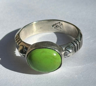 Bryan Joe Sterling Silver Ring with Stone-Bryan Joe-Picayune Cellars & Mercantile