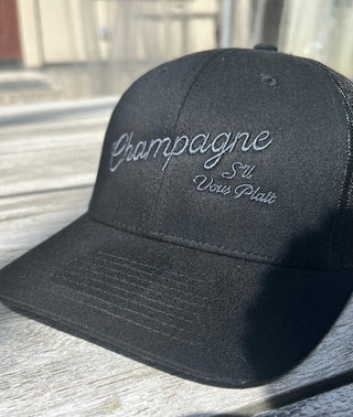 Champagne S'il vous plait Trucker Hat