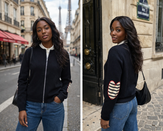 Saint James Vaujany Gemini Zipped Cardigan