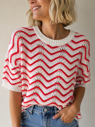 Missoni Wave Loose Knit Shirt
