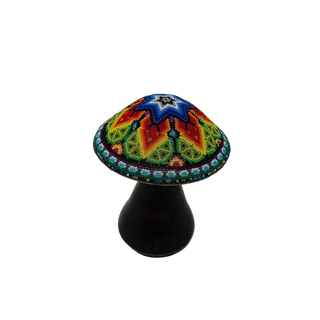 Huichol Beaded Mushroom