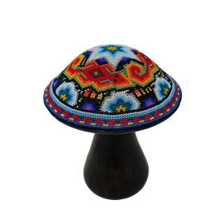 Huichol Beaded Mushroom