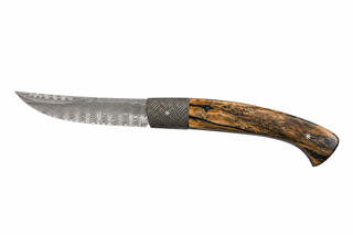Atelier 1515 Damascus Steel & Mammoth Ivory Pocketknife